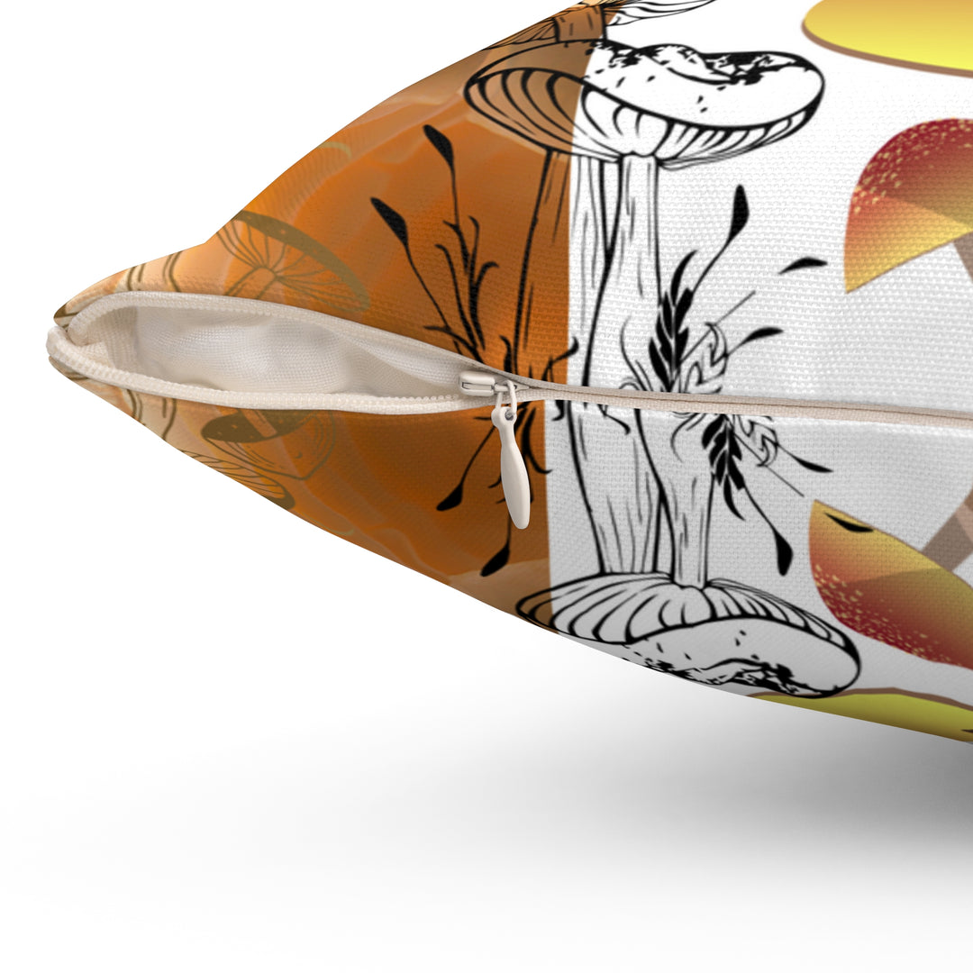 Sacred Mushrooms Square Square Accent Pillow