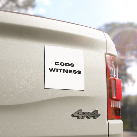 God's Witness Car Magnets, Faith-Based Vehicle Accessory, Inspirational Gifts for Christians, Religious Magnet for Cars, Car Decor