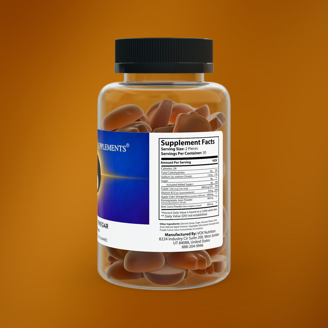 Apple Cider Vinegar Gummies (60 Gummies)