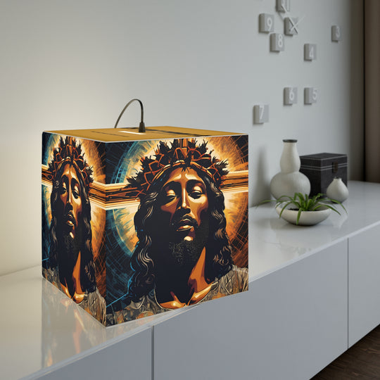 Yeshua Inspired Jesus Inspired Light Cube Lamp Spirituality Inspirational Home Decor for Modern Day Seekers of Truth