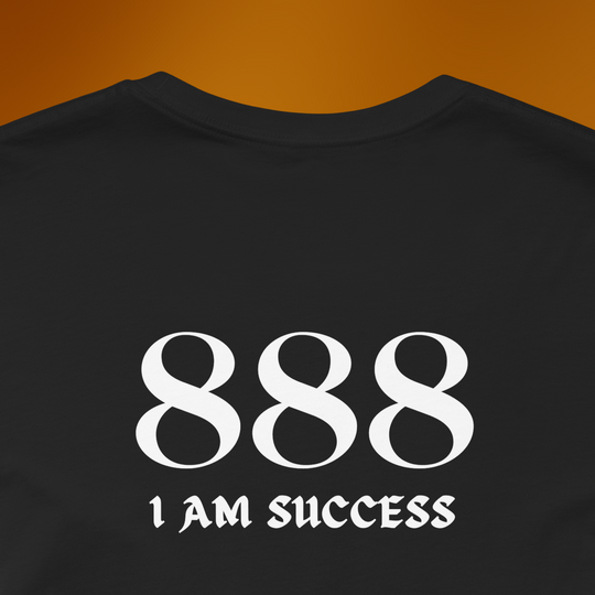 888 I Am Success T-Shirt | Black