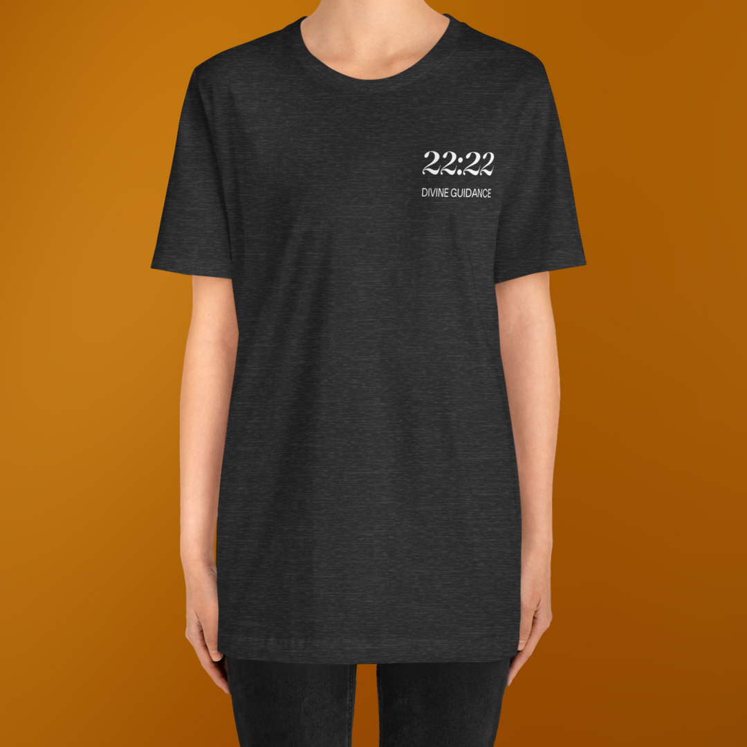 22:22 Divinely Aligned Sacred Mirror T-Shirt | Black