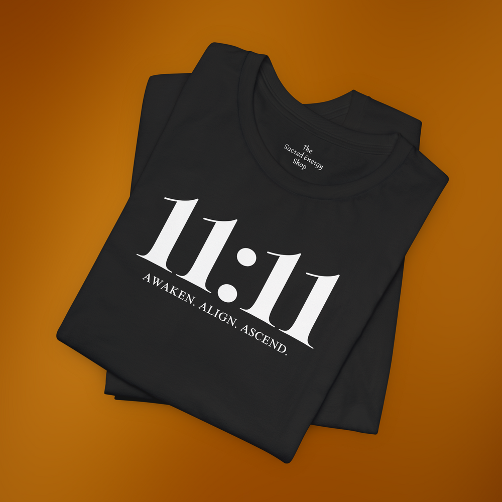 11:11 Spiritual Awakening T-Shirt | Black