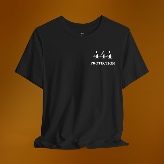 444 Divine Protection T-Shirt | Black