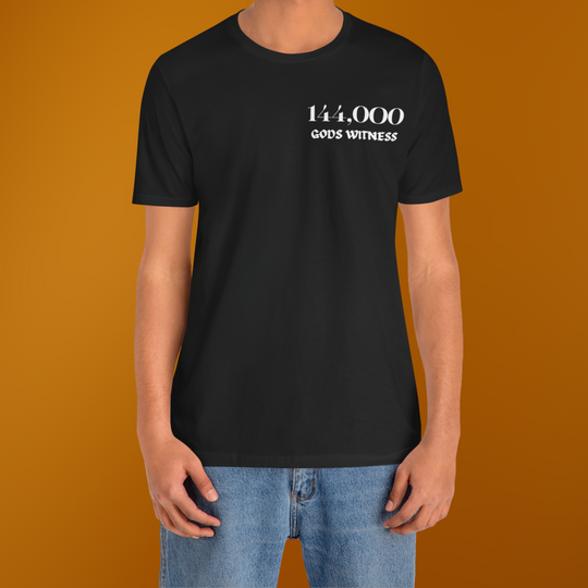 144,000 God's Witness T-Shirt | Black
