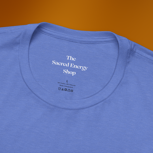 22:22 Divinely Aligned Sacred Mirror T-Shirt | Ash Blue
