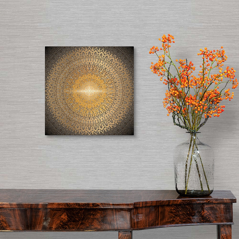 Eye of The Sol Mounted Acrylic Wall Art