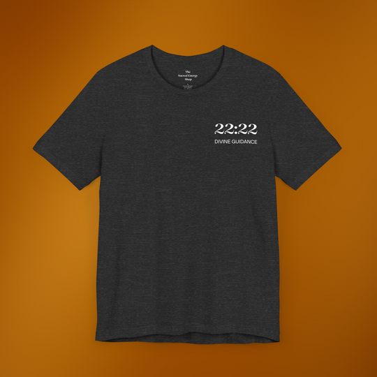 22:22 Divinely Aligned Sacred Mirror T-Shirt | Black