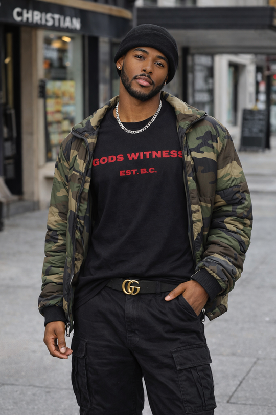 God's Witness Long Sleeve Tee — Faith-Based Graphic Shirt