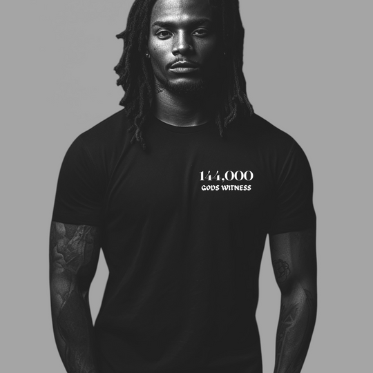 144,000 God's Witness T-Shirt | Black