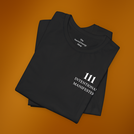 111 Conscious Manifestor T-Shirt | Black