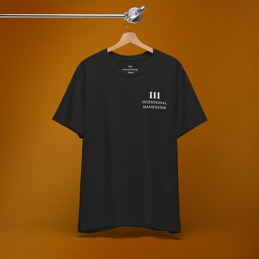 111 Conscious Manifestor T-Shirt | Black