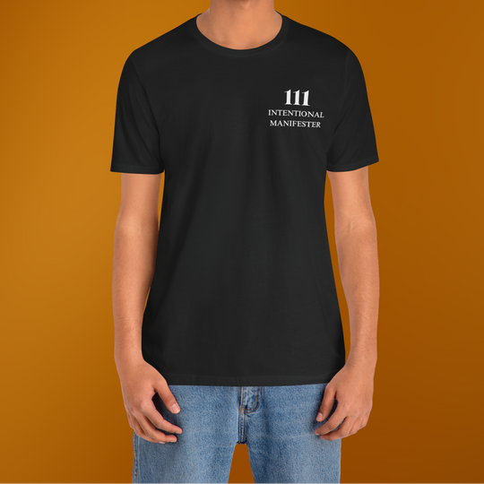 111 Conscious Manifestor T-Shirt | Black