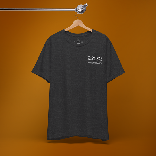 22:22 Divinely Aligned Sacred Mirror T-Shirt | Black