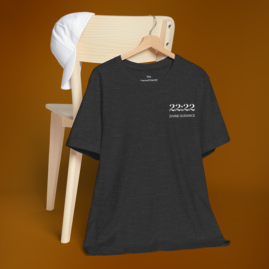 22:22 Divinely Aligned Sacred Mirror T-Shirt | Black