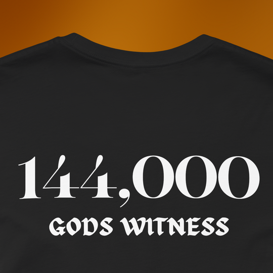 144,000 God's Witness T-Shirt | Black