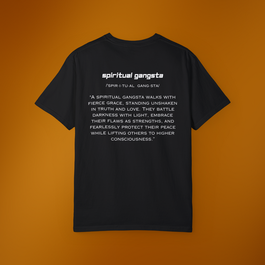 Spiritual Gangsta T-Shirt | Conscious Clothing for Spiritual Wellness