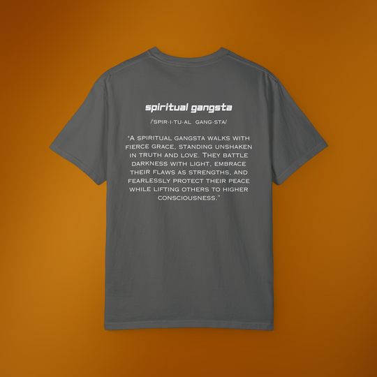 Spiritual Gangsta T-Shirt | Conscious Clothing for Spiritual Wellness