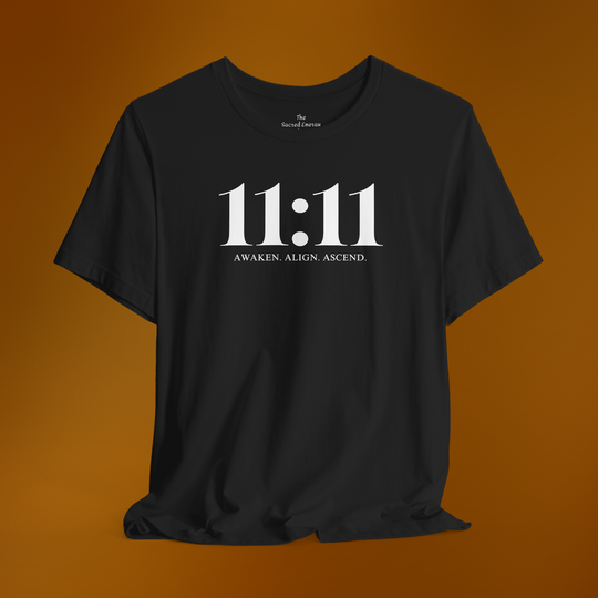 11:11 Spiritual Awakening T-Shirt | Black