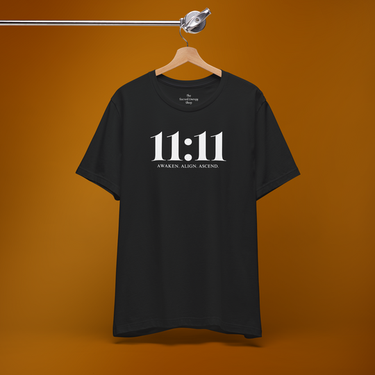 11:11 Spiritual Awakening T-Shirt | Black
