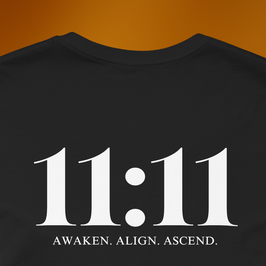 11:11 Spiritual Awakening T-Shirt | Black