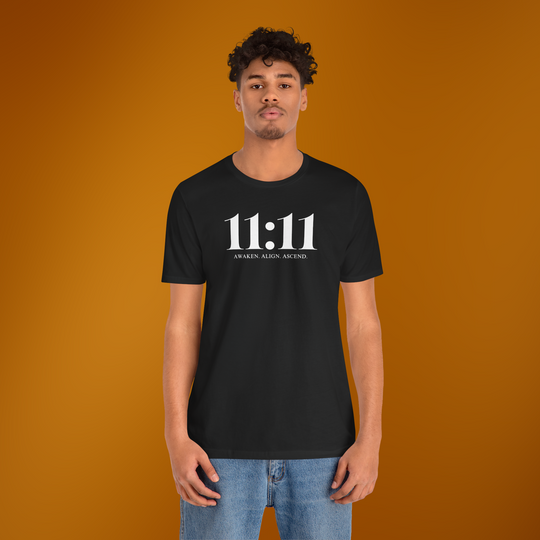 11:11 Spiritual Awakening T-Shirt | Black
