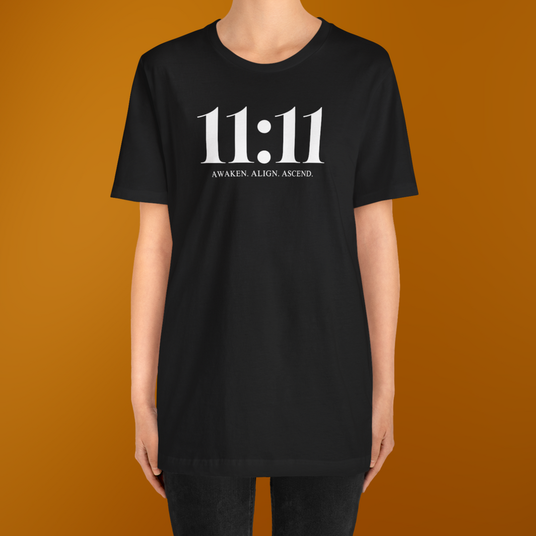 11:11 Spiritual Awakening T-Shirt | Black