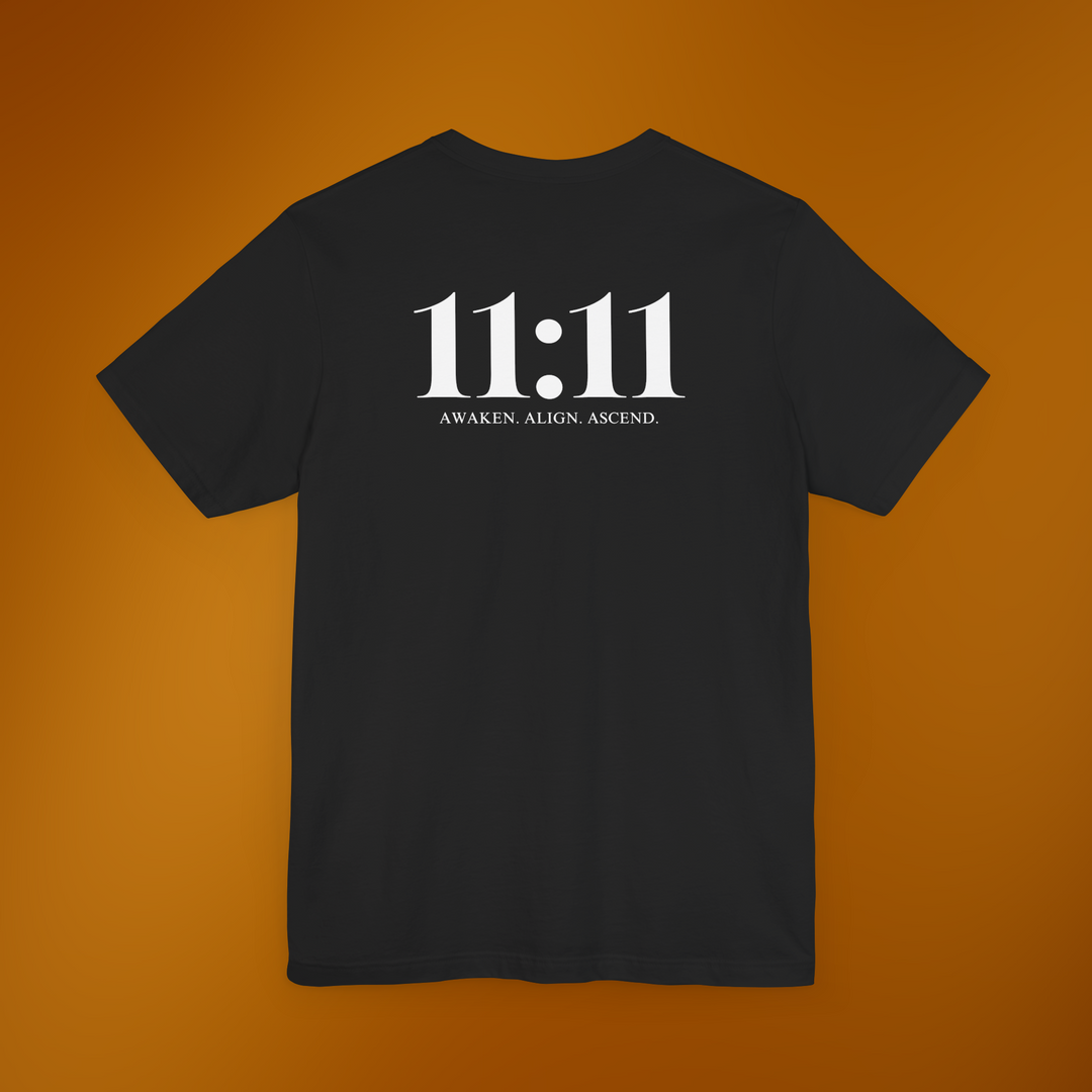 11:11 Spiritual Awakening T-Shirt | Black