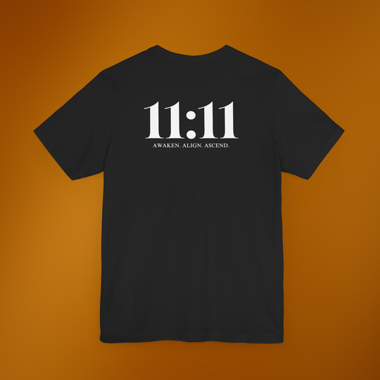 11:11 Spiritual Awakening T-Shirt | Black