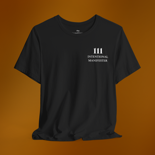 111 Conscious Manifestor T-Shirt | Black