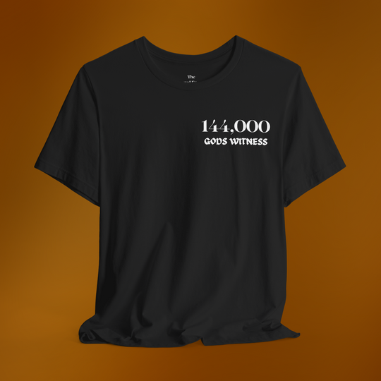 144,000 God's Witness T-Shirt | Black