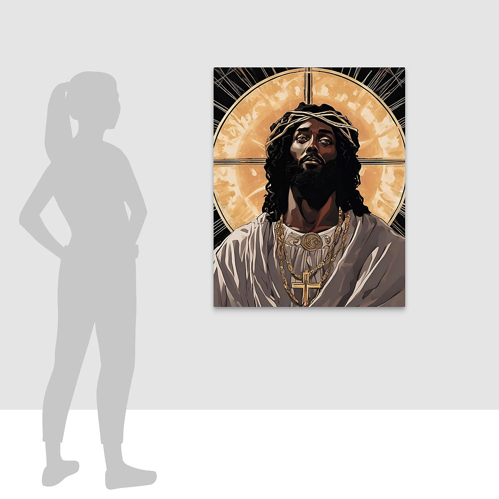 Emmanuel Prince of Peace Christ Consciousness Inspired Gallery Canvas Wrap
