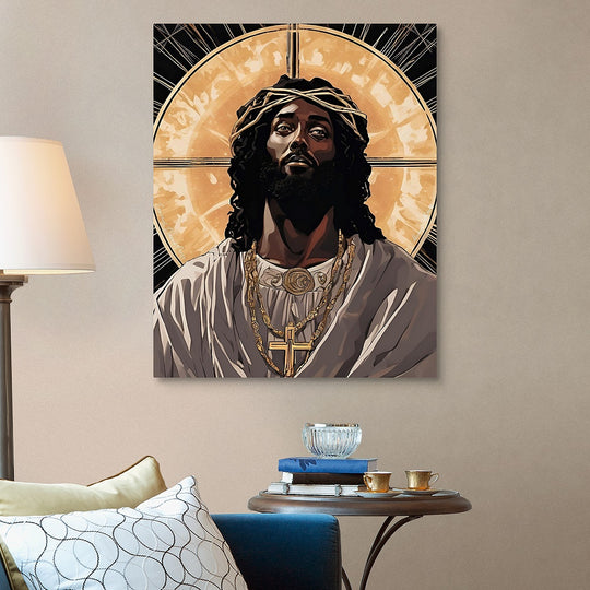 Emmanuel Prince of Peace Christ Consciousness Inspired Gallery Canvas Wrap