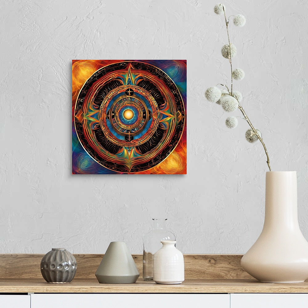 Sacred Symbolism Spiritual Mounted Acrylic Wall Art
