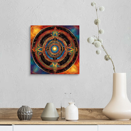 Sacred Symbolism Spiritual Mounted Acrylic Wall Art