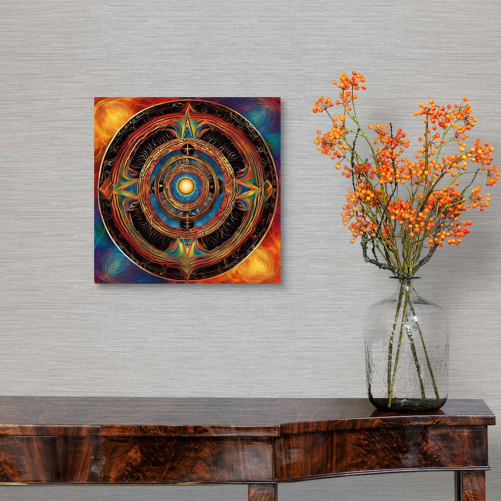 Sacred Symbolism Spiritual Mounted Acrylic Wall Art