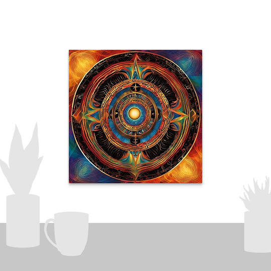 Sacred Symbolism Spiritual Mounted Acrylic Wall Art