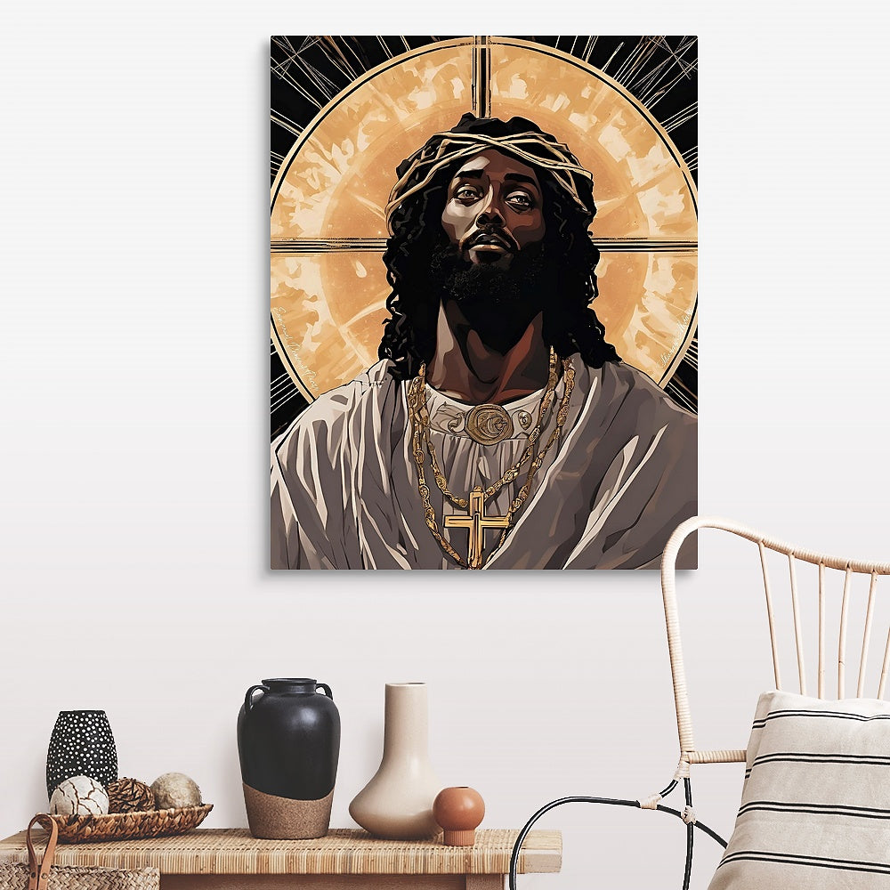 Emmanuel Prince of Peace Christ Consciousness Inspired Gallery Canvas Wrap