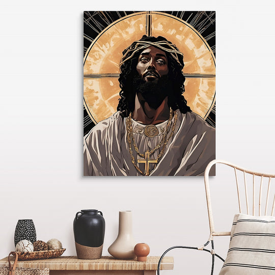 Emmanuel Prince of Peace Christ Consciousness Inspired Gallery Canvas Wrap