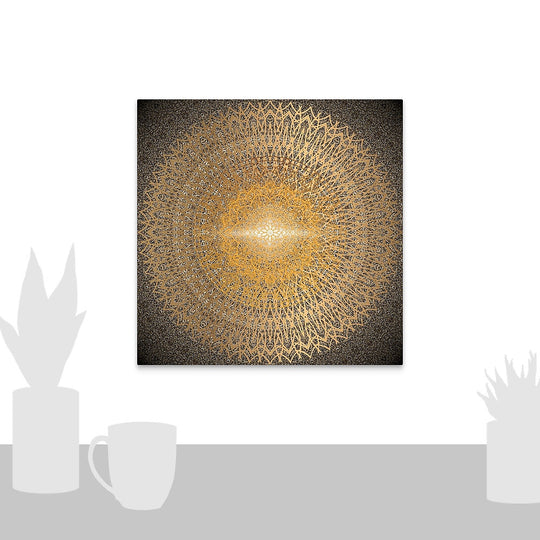 Eye of The Sol Mounted Acrylic Wall Art
