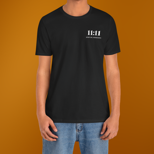 11:11 Spiritual Awakening T-Shirt | Black