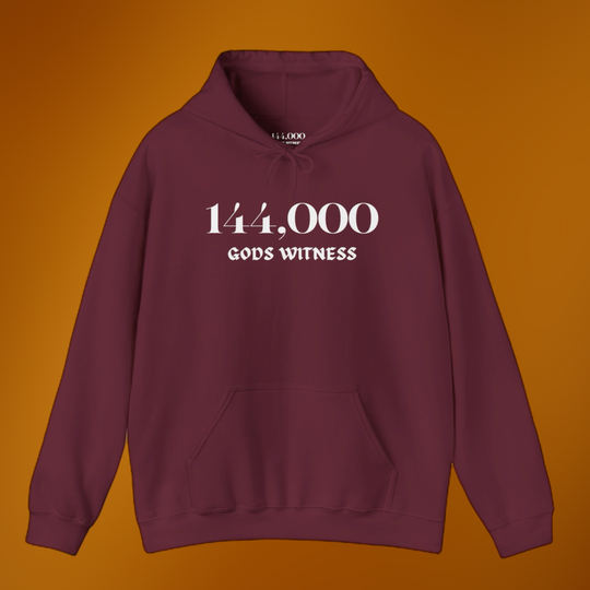 144,000 God’s Witness Hoodie | Maroon