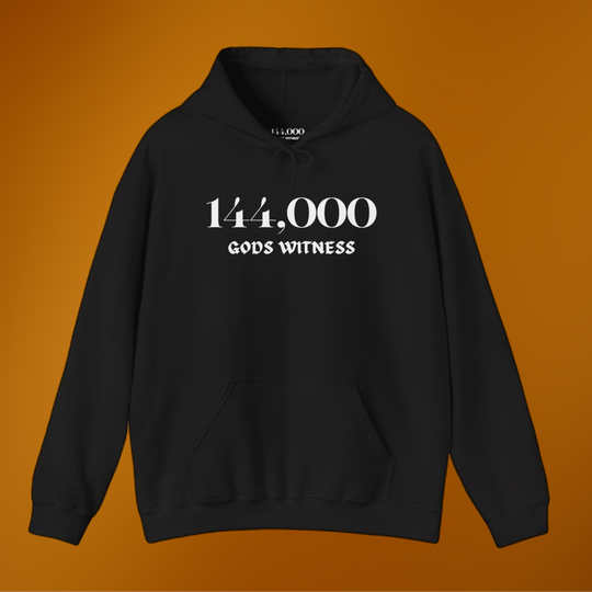 144,000 God’s Witness Hoodie | Black