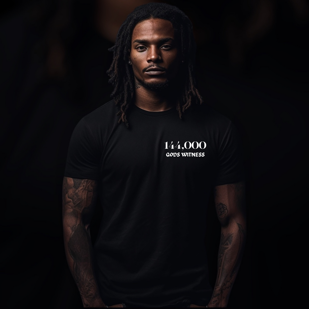 144,000 God's Witness T-Shirt | Black