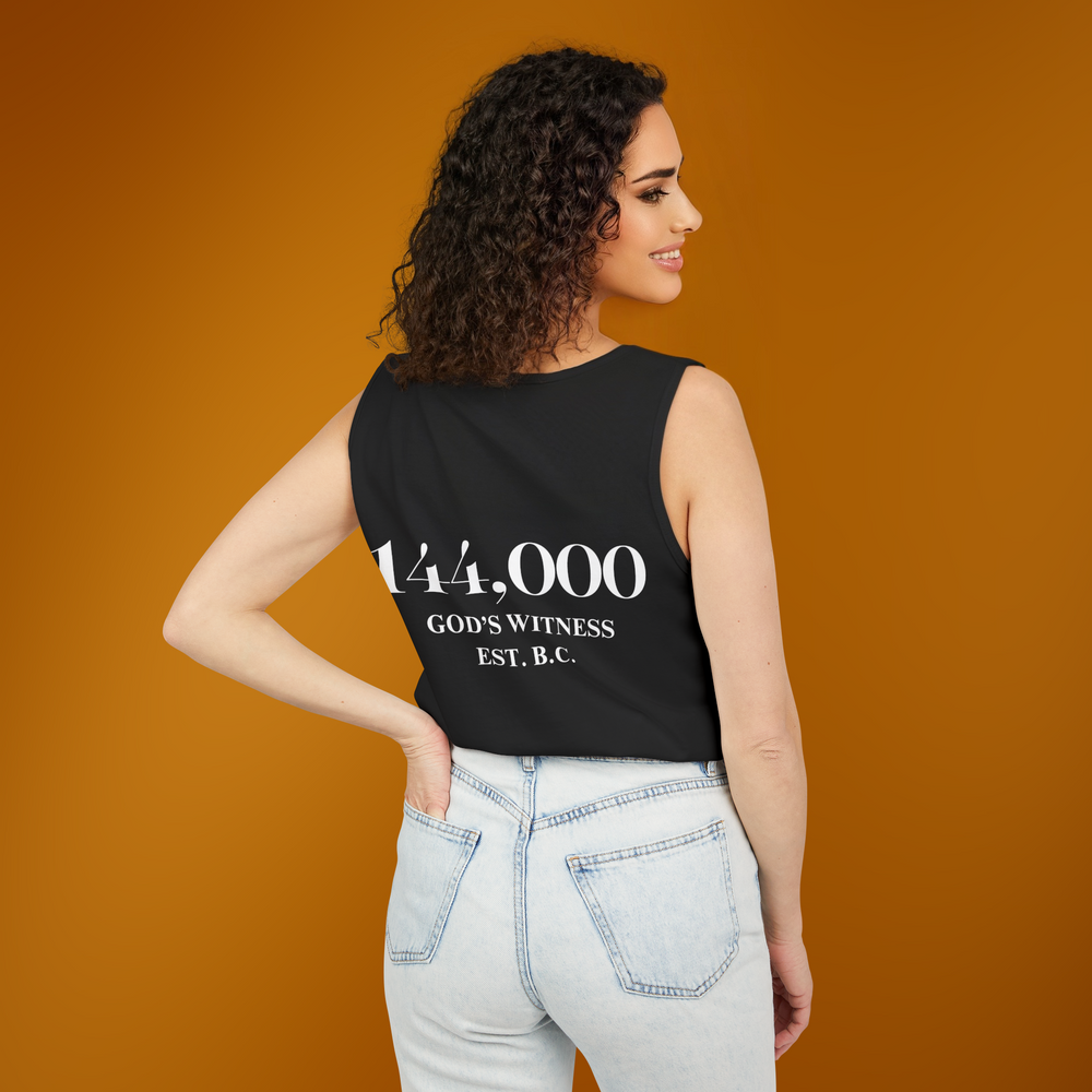 Gods Witness 144000 Unisex Tank Top | The Sacred Energy Shop | Summer Essentials | 2025 Unisex Gift Guide
