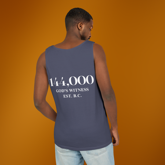 Gods Witness 144000 Unisex Tank Top | The Sacred Energy Shop | Summer Essentials | 2025 Unisex Gift Guide
