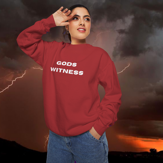 Gods Witness Unisex Sweatshirt | Pepper