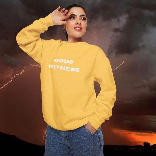 Gods Witness Unisex Sweatshirt | Pepper