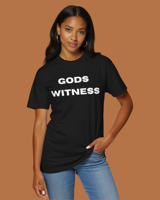 Gods Witness Unisex T-Shirt | Black