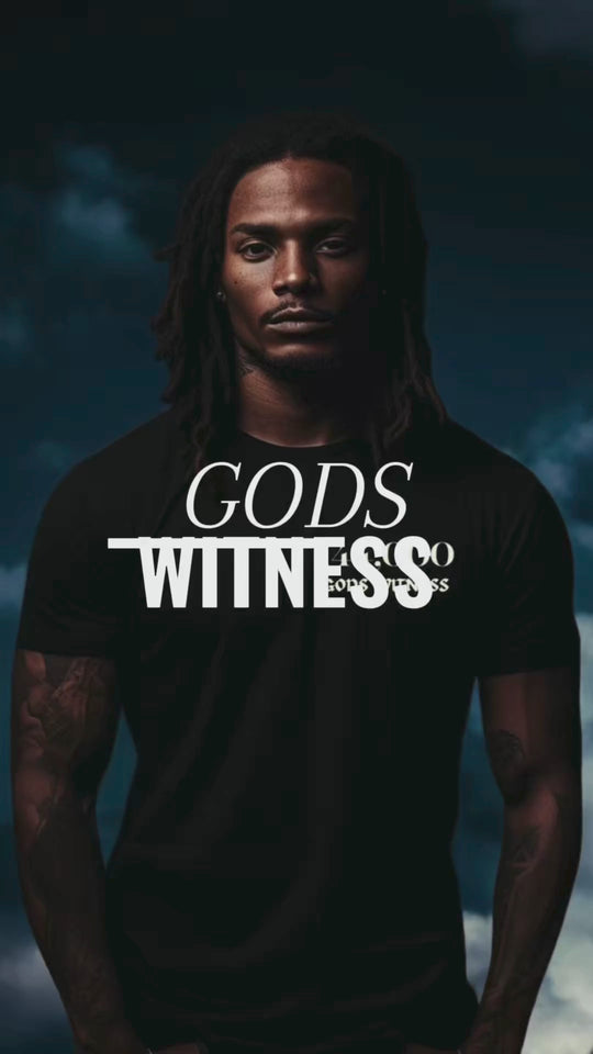 144,000 God's Witness T-Shirt | Black